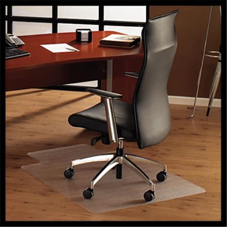 Floortex Floortex 128919LR ClearTex Ultimat Polycarbonate Chair Mat for Hard Floors; 47x35; With Lip; Clear 128919LR